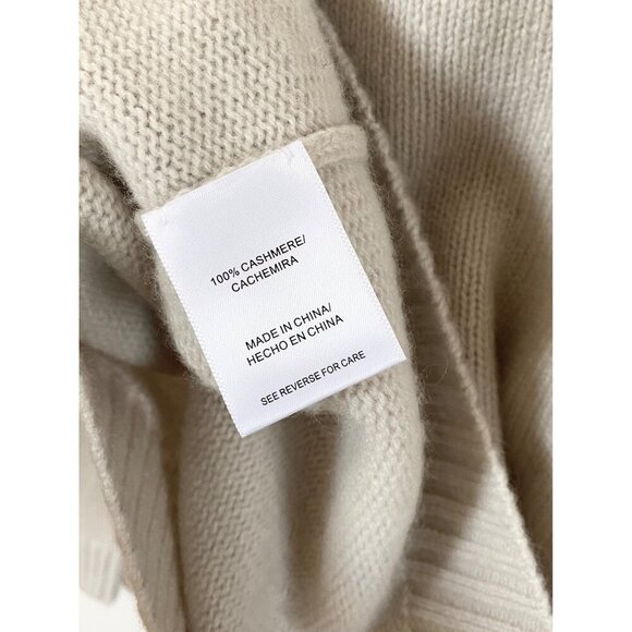 Lucchese Astrid Cashmere Hoodie Pullover Sweater Fog womens sz XS - Picture 5 of 9